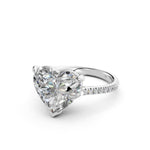 Load image into Gallery viewer, Aashvi Heart Solitaire Diamond Womens Ring
