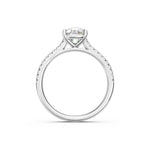 Load image into Gallery viewer, Zira Pear Solitaire Diamond Womens Ring
