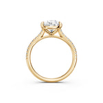 Load image into Gallery viewer, Ziana Pear Solitaire Diamond Womens Ring
