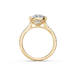 Load image into Gallery viewer, Zeira Pear Solitaire Diamond Womens Ring
