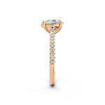 Load image into Gallery viewer, Zamya Round Solitaire Diamond Womens Ring
