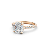 Load image into Gallery viewer, Zamya Round Solitaire Diamond Womens Ring

