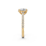 Load image into Gallery viewer, Zamya Round Solitaire Diamond Womens Ring

