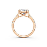 Load image into Gallery viewer, Zalra Round Solitaire Diamond Womens Ring
