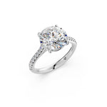 Load image into Gallery viewer, Zalra Round Solitaire Diamond Womens Ring
