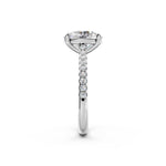 Load image into Gallery viewer, Zalra Round Solitaire Diamond Womens Ring

