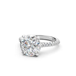 Load image into Gallery viewer, Zalra Round Solitaire Diamond Womens Ring
