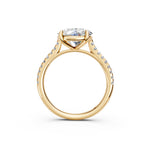 Load image into Gallery viewer, Zalra Round Solitaire Diamond Womens Ring
