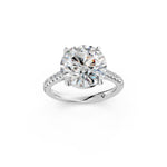 Load image into Gallery viewer, Zaira Round Solitaire Diamond Womens Ring
