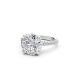 Load image into Gallery viewer, Zaira Round Solitaire Diamond Womens Ring
