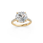 Load image into Gallery viewer, Zaira Round Solitaire Diamond Womens Ring

