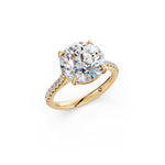 Load image into Gallery viewer, Zaira Round Solitaire Diamond Womens Ring
