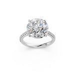 Load image into Gallery viewer, Zaara Round Solitaire Diamond Womens Ring
