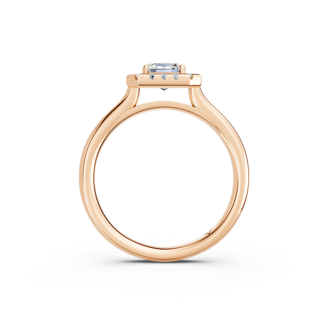 Yira Emerald Solitaire Diamond Womens Ring