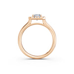 Load image into Gallery viewer, Yira Emerald Solitaire Diamond Womens Ring
