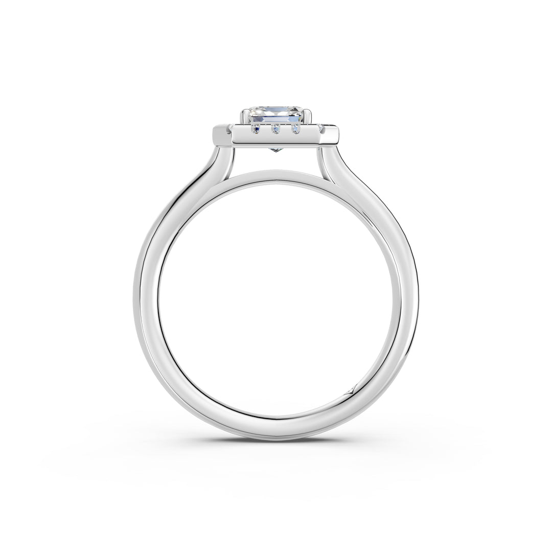 Yira Emerald Solitaire Diamond Womens Ring