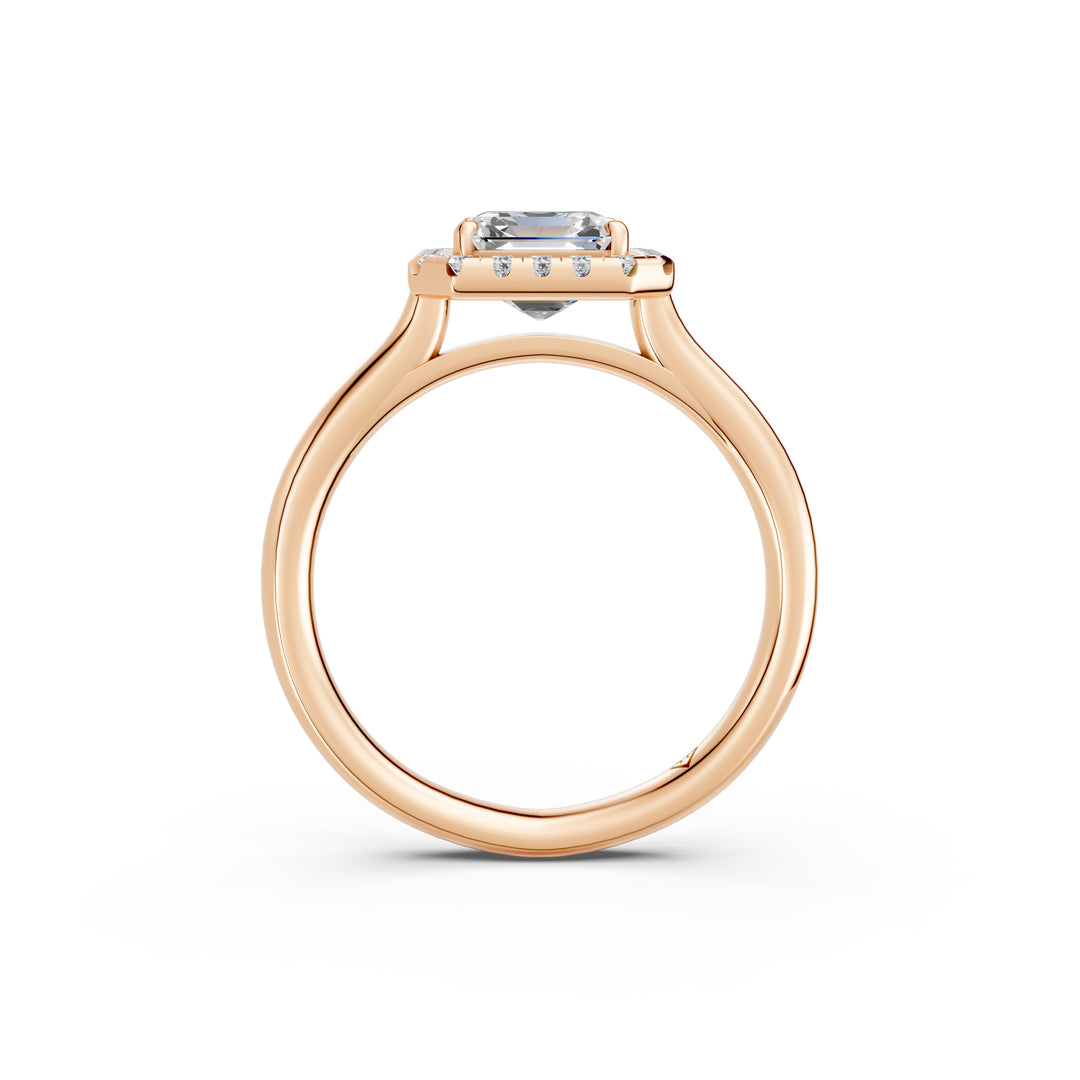 Yiana Emerald Solitaire Diamond Womens Ring