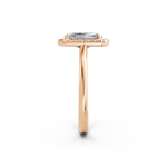 Load image into Gallery viewer, Yiana Emerald Solitaire Diamond Womens Ring
