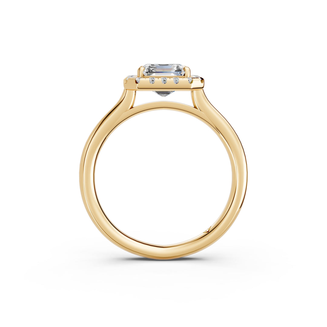Yiana Emerald Solitaire Diamond Womens Ring
