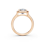 Load image into Gallery viewer, Yeira Emerald Solitaire Diamond Womens Ring
