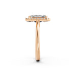Load image into Gallery viewer, Yeira Emerald Solitaire Diamond Womens Ring
