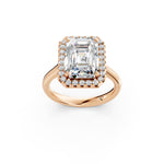 Load image into Gallery viewer, Yavya Emerald Solitaire Diamond Womens Ring
