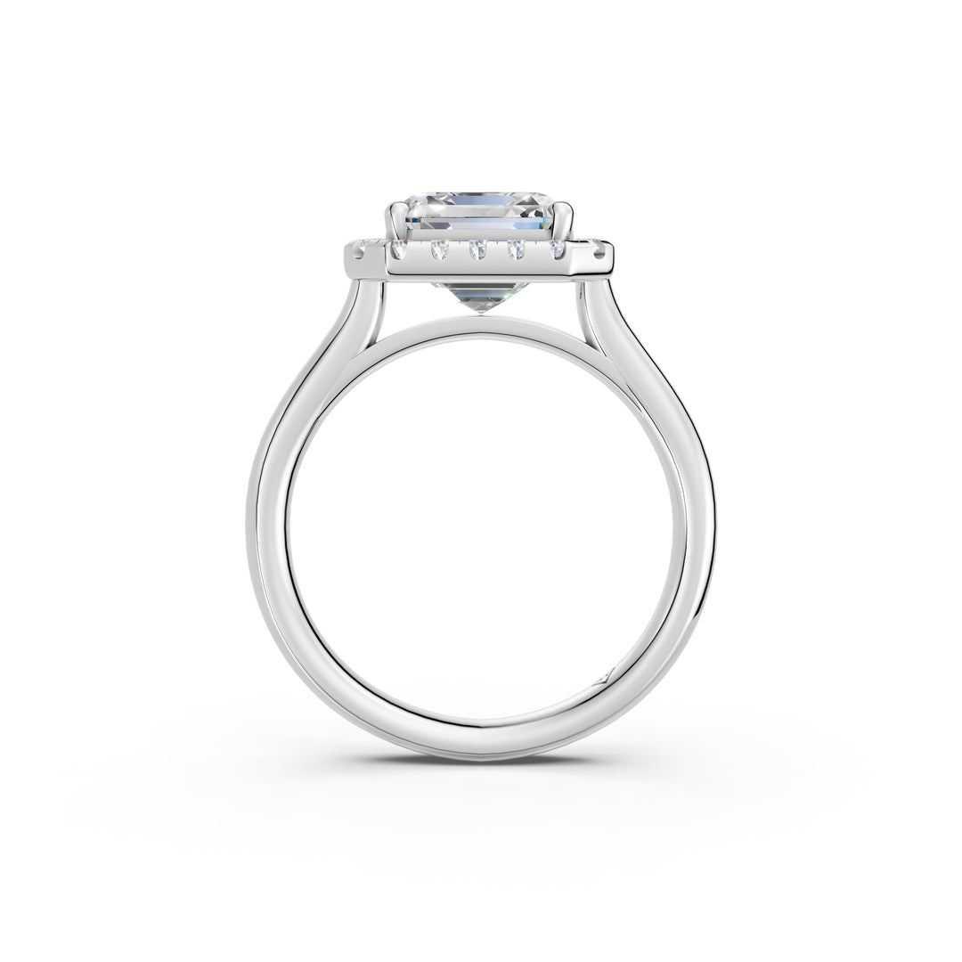 Yavya Emerald Solitaire Diamond Womens Ring