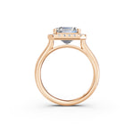 Load image into Gallery viewer, Yarza Emerald Solitaire Diamond Womens Ring
