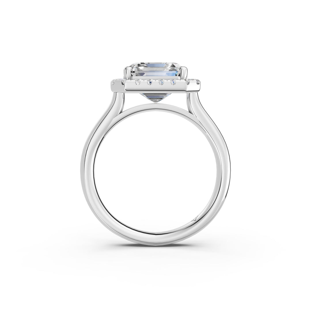 Yarza Emerald Solitaire Diamond Womens Ring