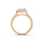 Load image into Gallery viewer, Yania Heart Solitaire Diamond Womens Ring
