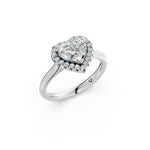 Load image into Gallery viewer, Yania Heart Solitaire Diamond Womens Ring

