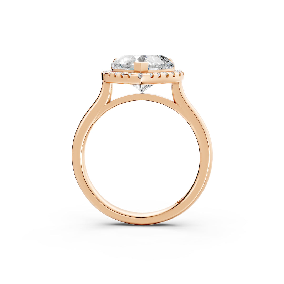 Yamya Heart Solitaire Diamond Womens Ring