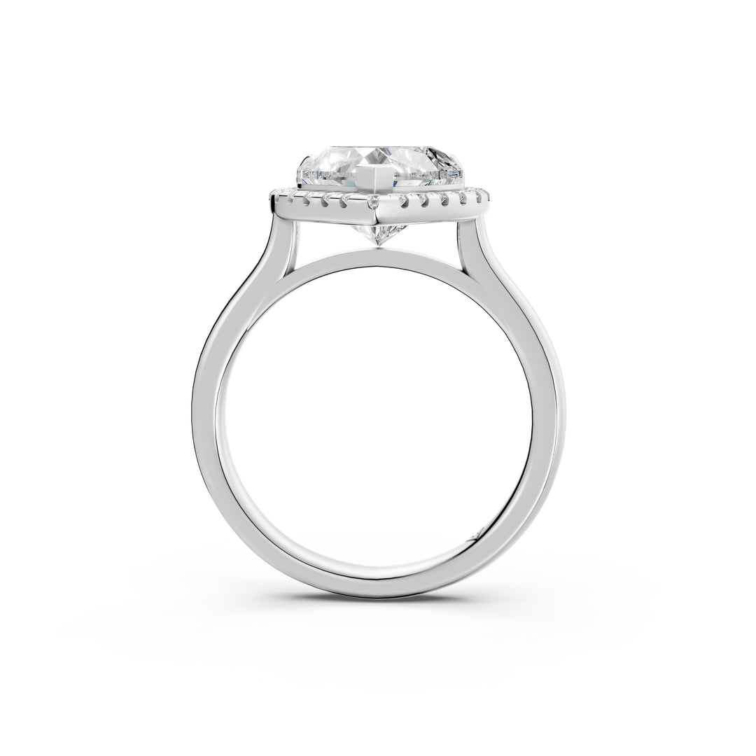 Yamya Heart Solitaire Diamond Womens Ring
