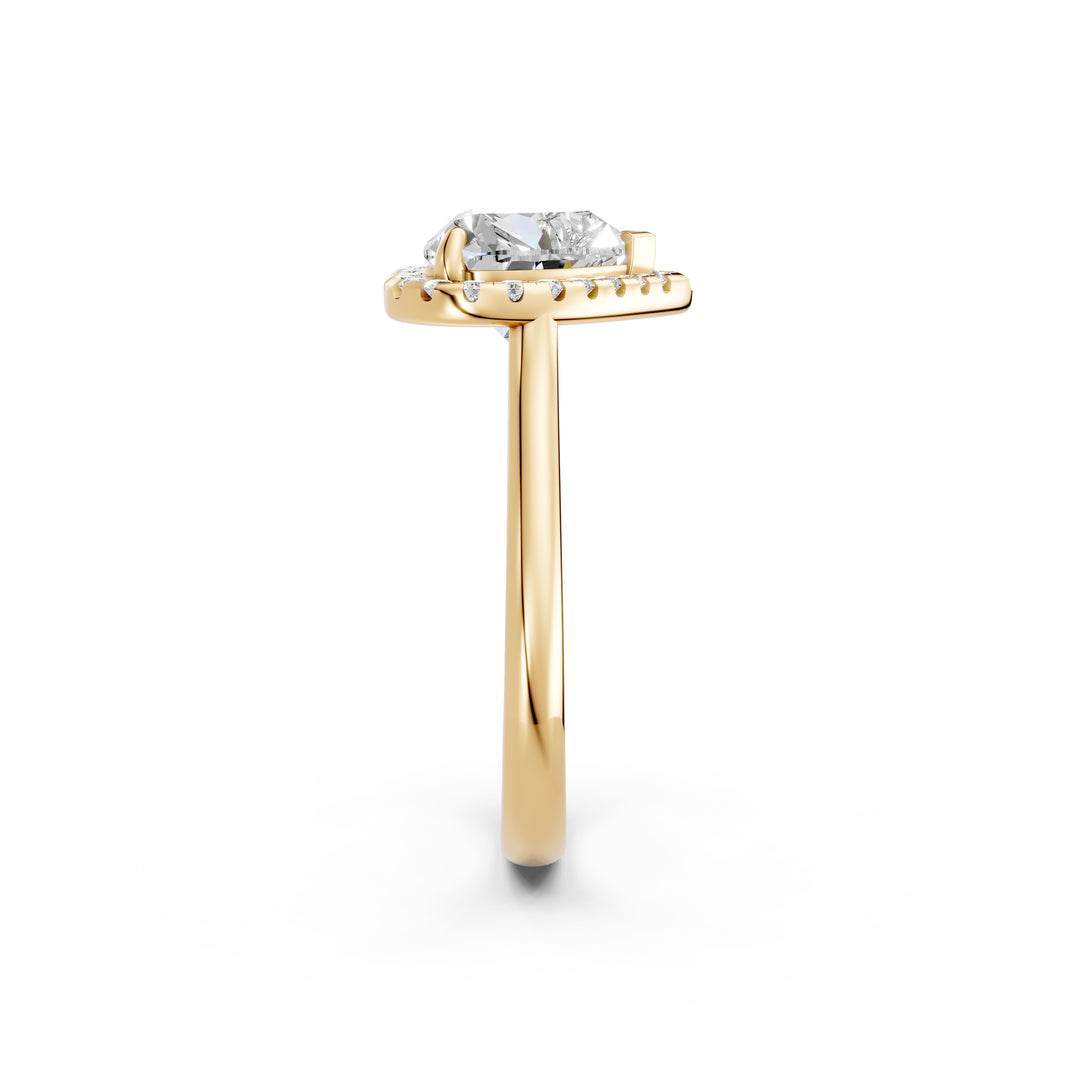 Yamya Heart Solitaire Diamond Womens Ring