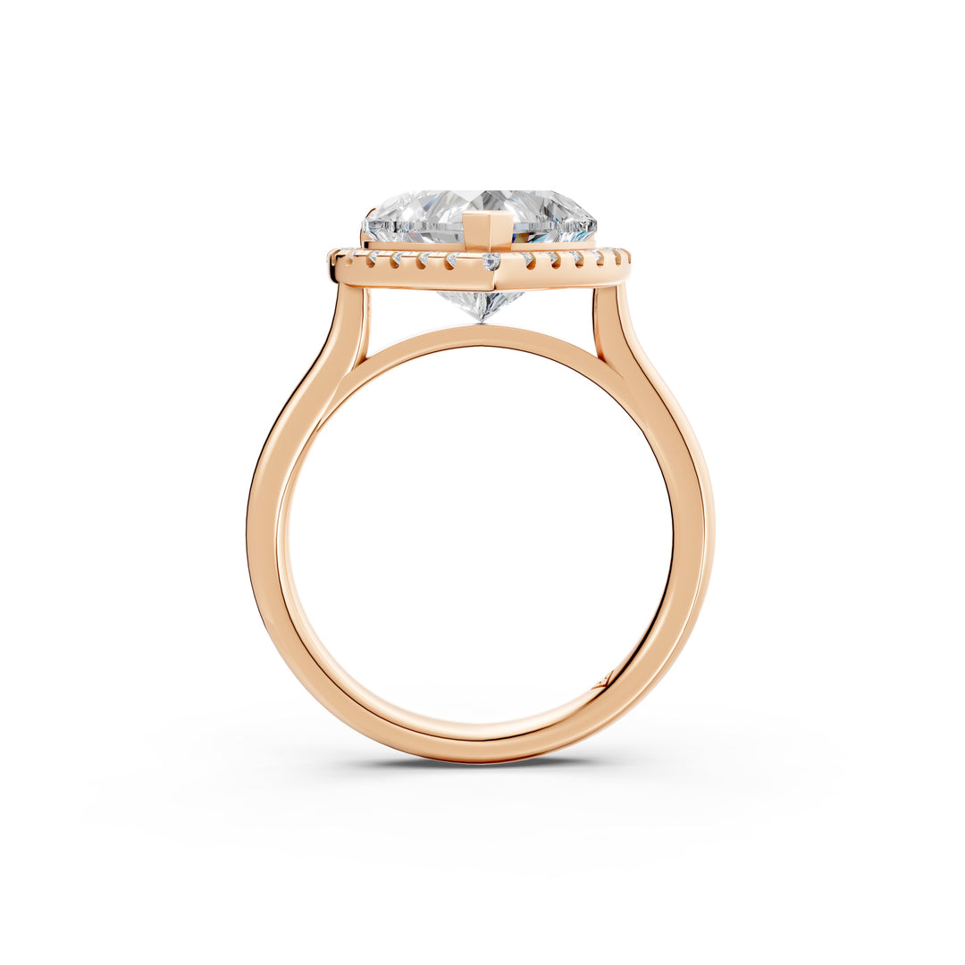 Yalra Heart Solitaire Diamond Womens Ring