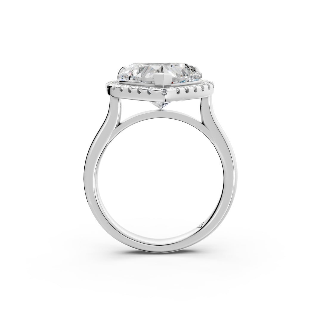 Yaira Heart Solitaire Diamond Womens Ring