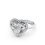 Load image into Gallery viewer, Yaira Heart Solitaire Diamond Womens Ring
