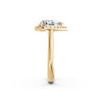Load image into Gallery viewer, Yaira Heart Solitaire Diamond Womens Ring
