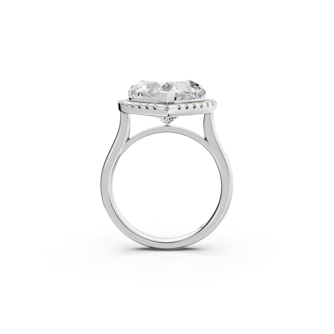 Yaara Heart Solitaire Diamond Womens Ring