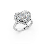 Load image into Gallery viewer, Yaara Heart Solitaire Diamond Womens Ring
