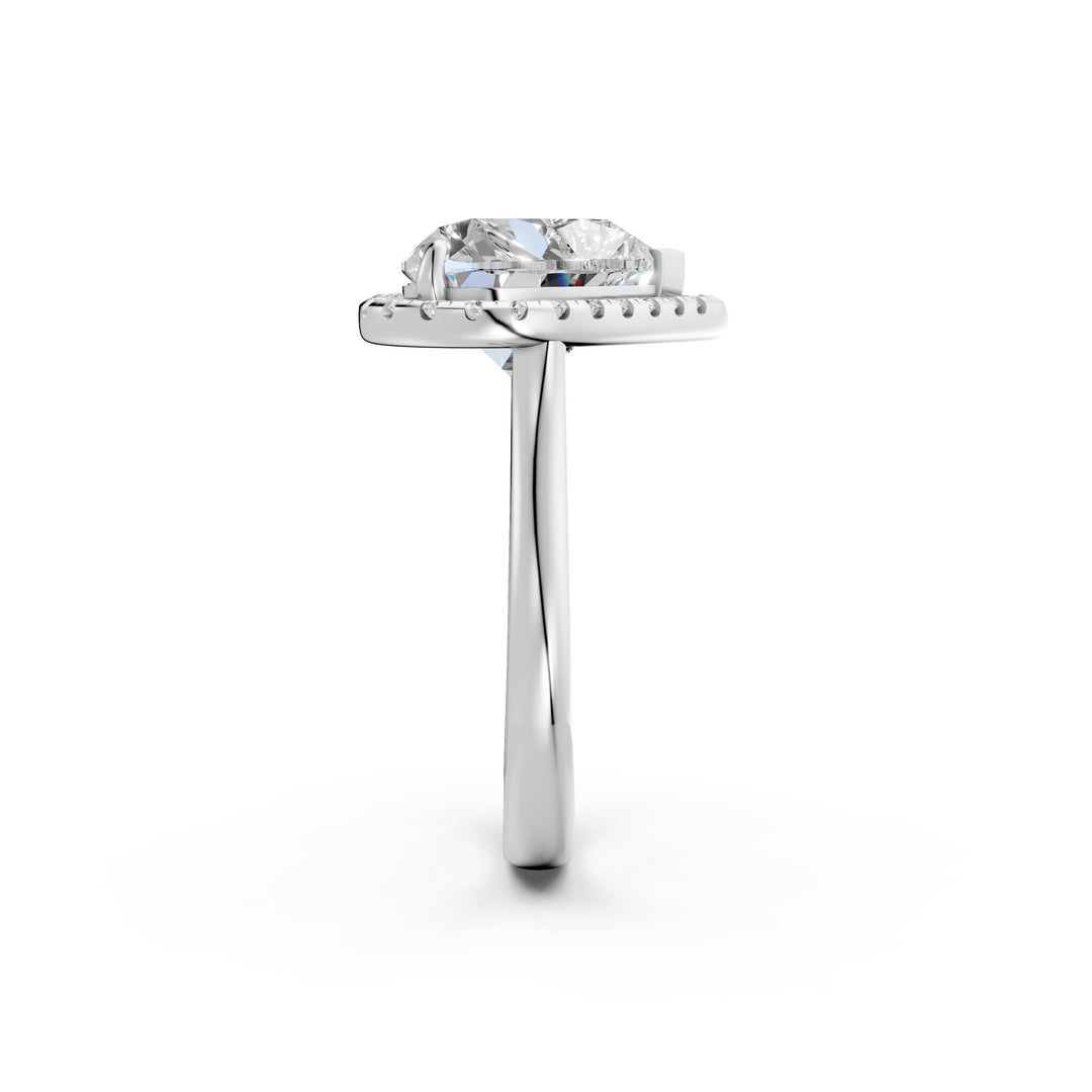 Yaara Heart Solitaire Diamond Womens Ring