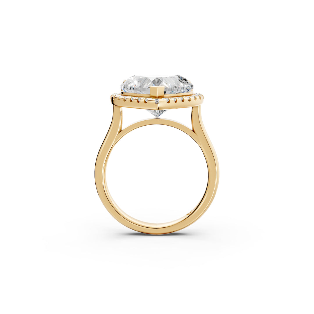 Yaara Heart Solitaire Diamond Womens Ring