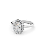 Load image into Gallery viewer, Xira Oval Solitaire Diamond Womens Ring
