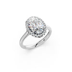 Load image into Gallery viewer, Xiana Oval Solitaire Diamond Womens Ring
