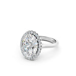 Load image into Gallery viewer, Xeira Oval Solitaire Diamond Womens Ring
