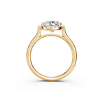Load image into Gallery viewer, Xeira Oval Solitaire Diamond Womens Ring
