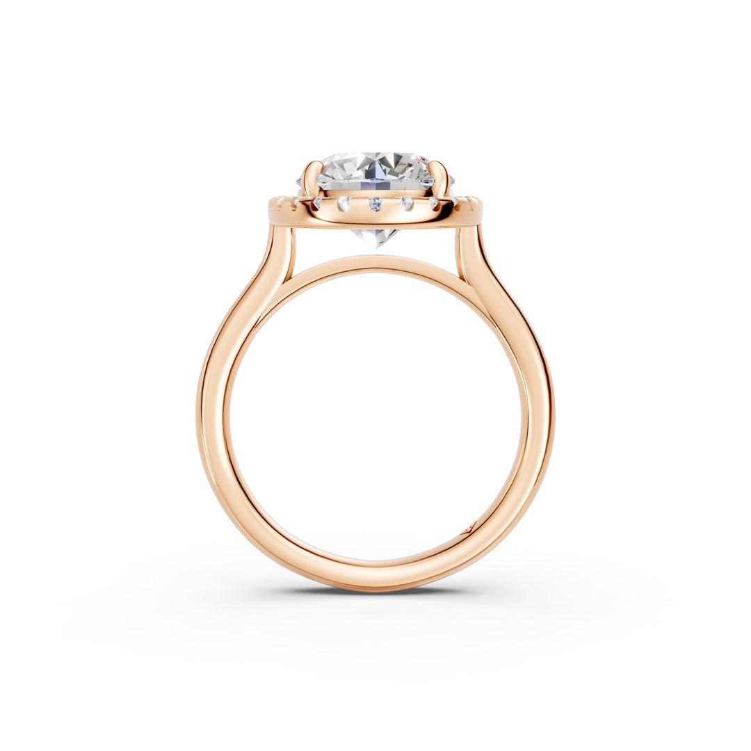 Xavya Oval Solitaire Diamond Womens Ring