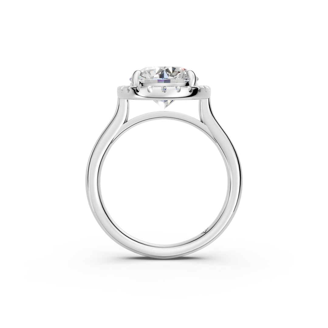 Xavya Oval Solitaire Diamond Womens Ring
