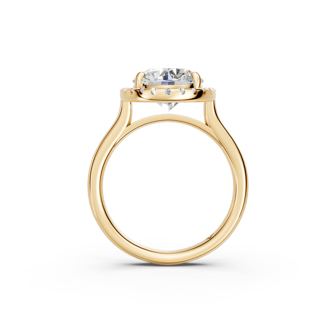 Xavya Oval Solitaire Diamond Womens Ring