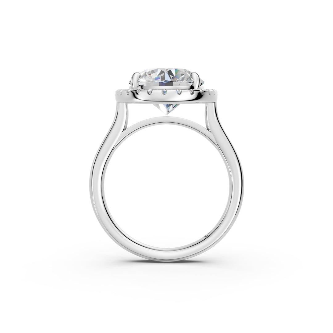 Xarza Oval Solitaire Diamond Womens Ring